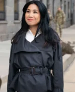 Liza Lapira The Equalizer S05 Black Trench Jacket