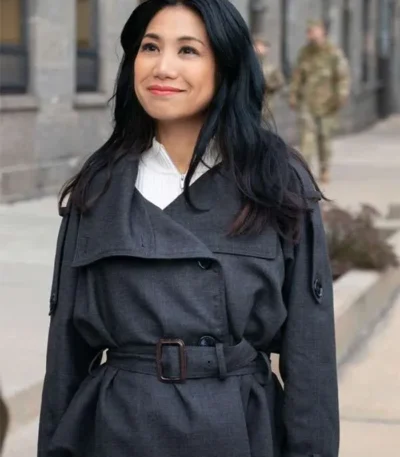 Liza Lapira The Equalizer S05 Black Trench Jacket