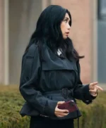 Liza Lapira The Equalizer S05 Black Trench Jacket