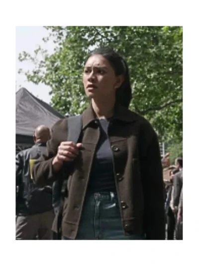 Luciane Buchanan The Night Agent S02 Black Jacket