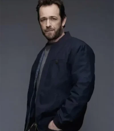 Luke Perry Riverdale Fred Andrews Blue Jacket