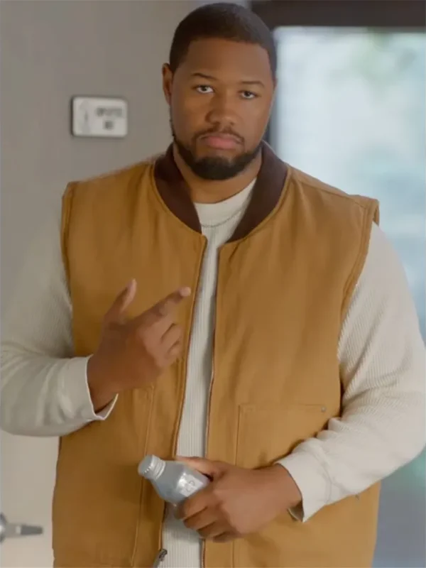 Luke Tennie Shrinking S02 Brown Vest