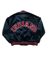 Cleveland Guardians 90’s Navy Blue Satin Jacket