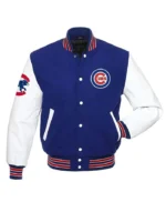 Chicago Cubs Blue and White Varsity Jacket