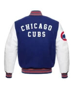 Chicago Cubs Blue and White Varsity Jacket