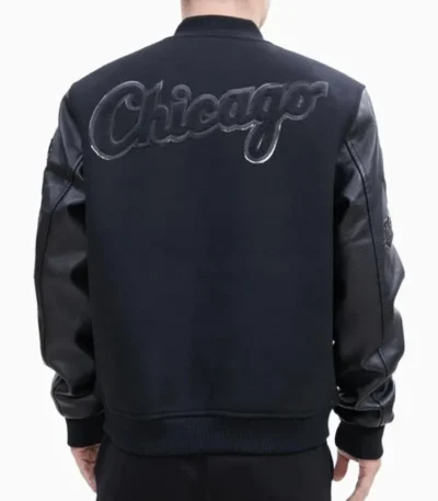 Chicago White Sox Letterman Black Jacket