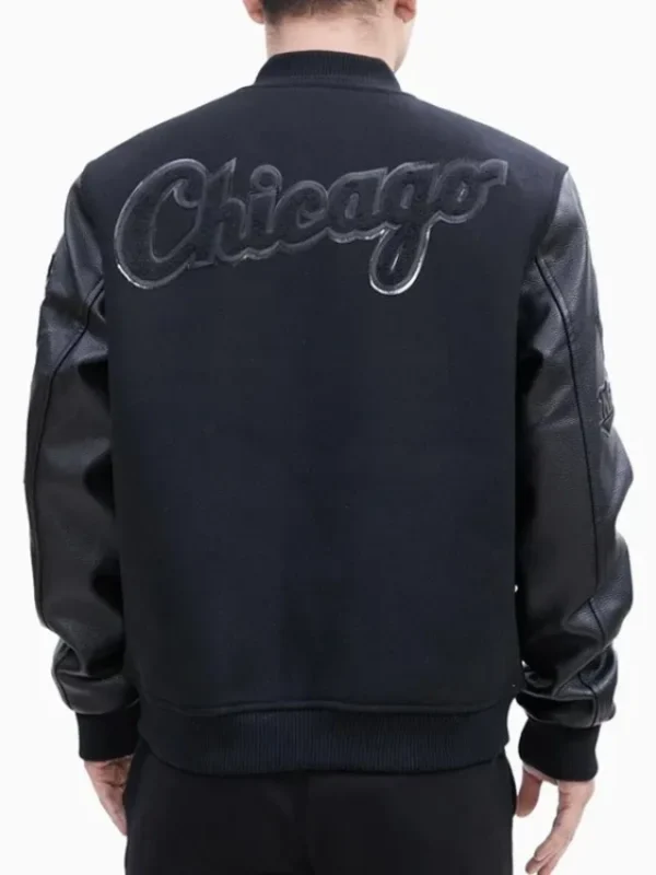 Chicago White Sox Letterman Black Jacket