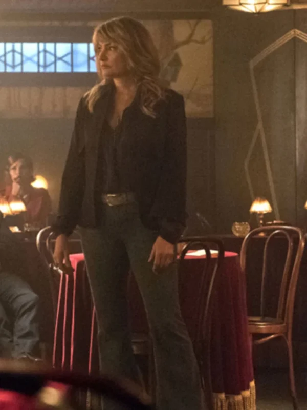 Madchen Amick Riverdale Black Wool Jacket