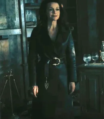 Madeline Usher The Fall of the House of Usher Leather Coat