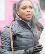 Maggie Lockwood Chicago Med Black Puffer Jacket