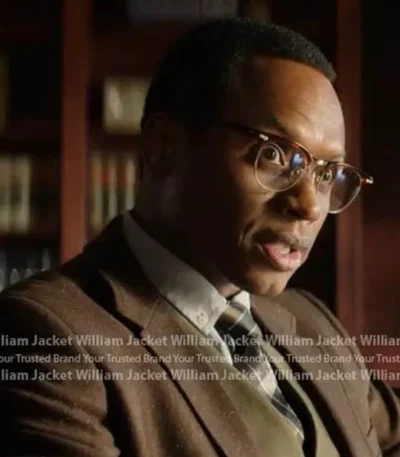 Malcolm Goodwin Reacher S02 Brown Blazer