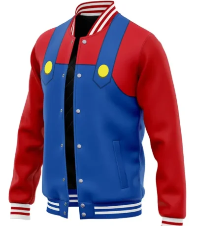 Super Mario Bros Varsity Jacket