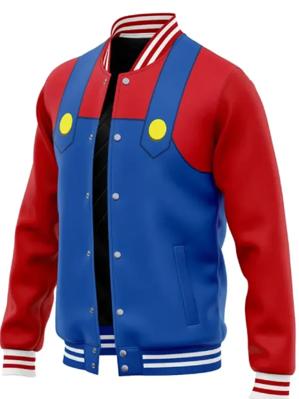Super Mario Bros Varsity Jacket