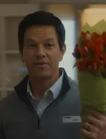 Mark Wahlberg The Family Plan Grey Jacket