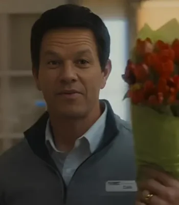 Mark Wahlberg The Family Plan Grey Jacket