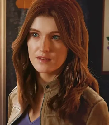 Mary Jane Marvel Spider-Man 2 Brown Leather Jacket