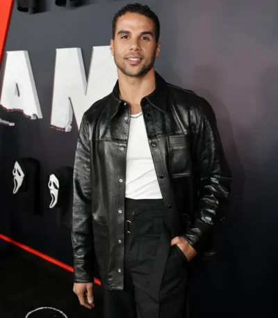 Scream 7 Premiere Mason Gooding Leather Jacket