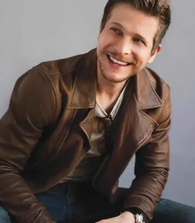 Conrad Hawkins The Resident Brown Leather Jacket
