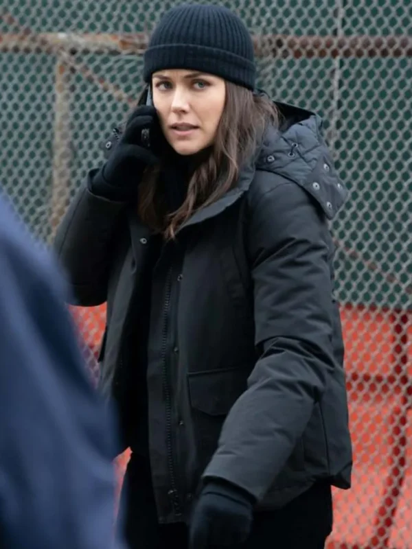 Megan Boone The Blacklist Black Hooded Jacket