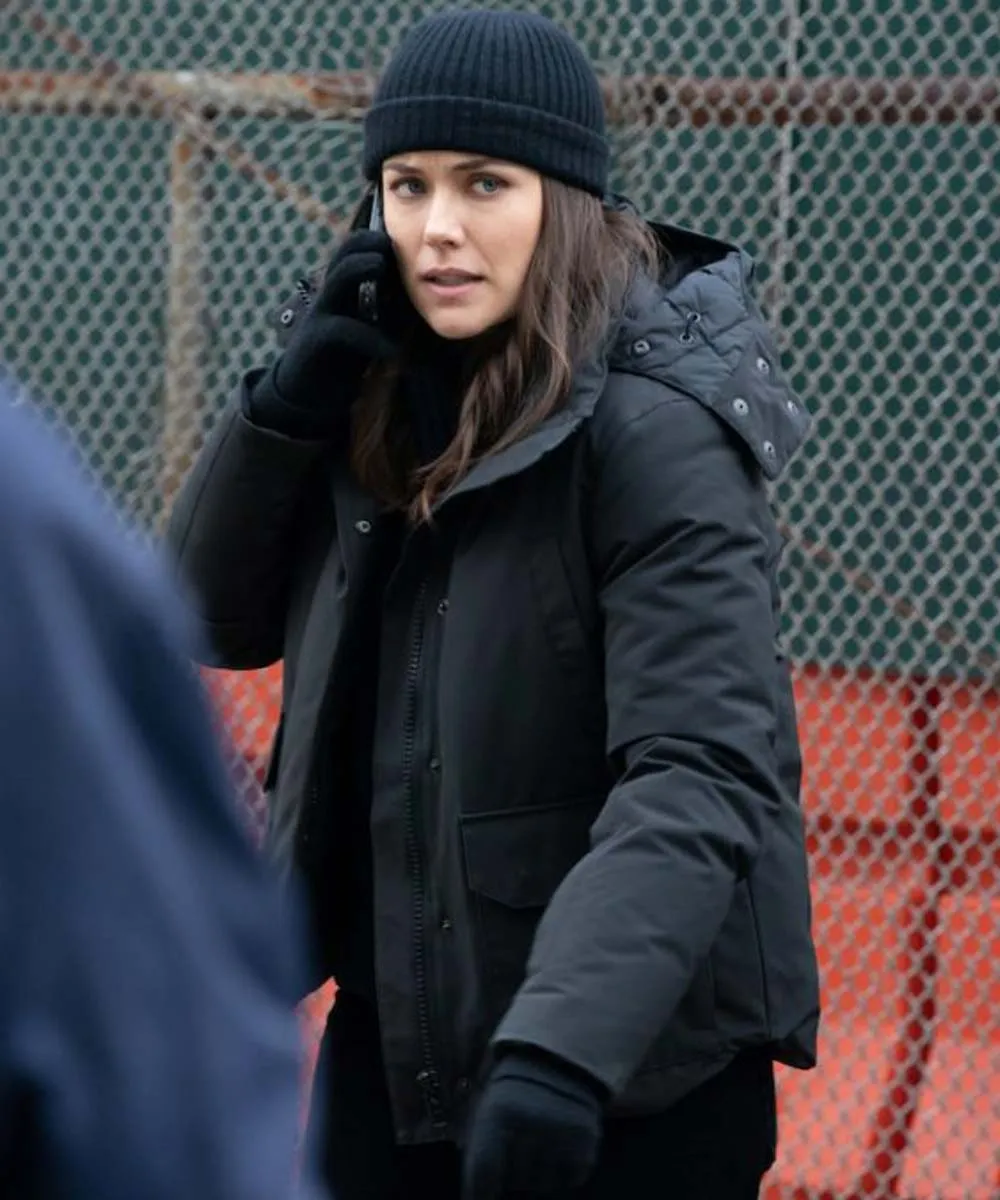 Megan Boone The Blacklist Black Hooded Jacket Megan Boone The Blacklist Black Hooded Jacket