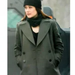 Megan Boone The Blacklist Elizabeth Keen Grey Pea Coat