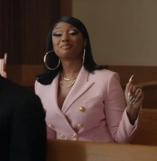 She-Hulk S01 E03 Megan Thee Stallion Pink Coat She-Hulk S01 E03 Megan Thee Stallion Pink Coat