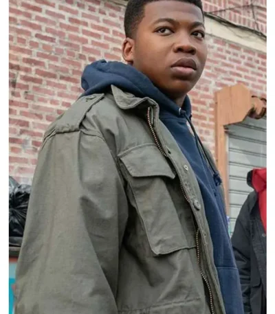 Mekai Curtis Power Book III Kanan Green Cotton Jacket
