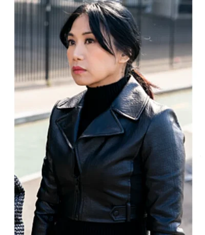 Melody Bayani The Equalizer S05 Cropped Biker Jacket