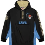Men’s Black Team Vintage Cleveland Cavaliers Windbreaker Jacket