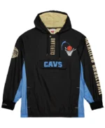 Men’s Black Team Vintage Cleveland Cavaliers Windbreaker Jacket