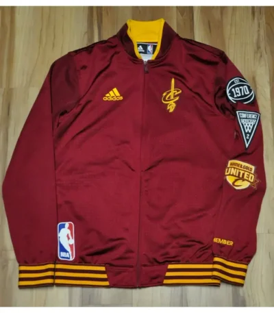 Men’s Red Cleveland Cavaliers Cavs Warm Up Jacket