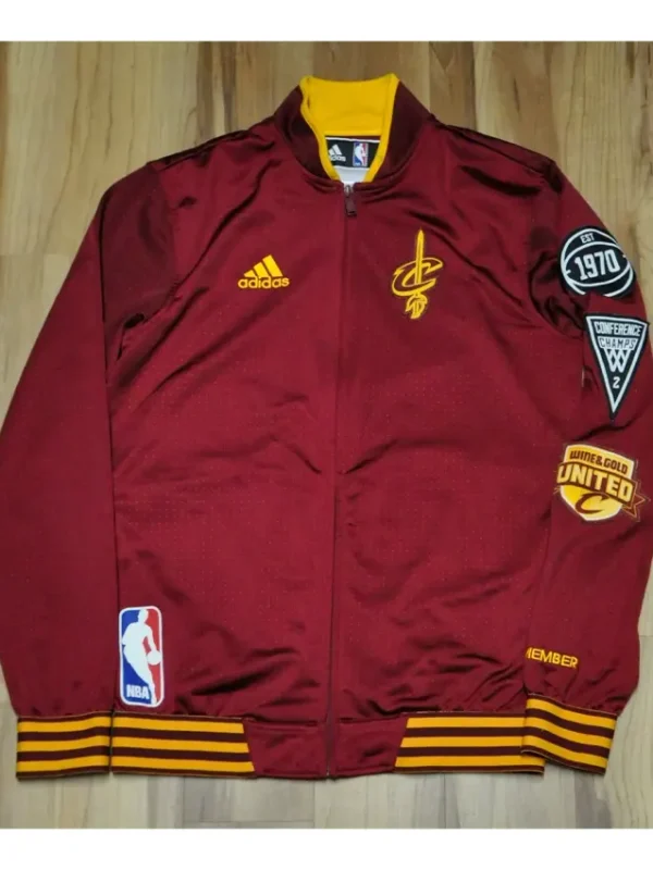 Men’s Red Cleveland Cavaliers Cavs Warm Up Jacket