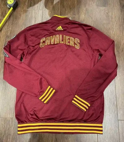 Men’s Red Cleveland Cavaliers Cavs Warm Up Jacket