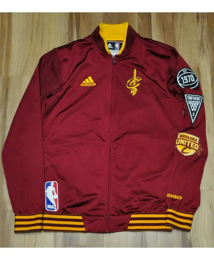 Men’s Red Cleveland Cavaliers Cavs Warm Up Jacket Men’s Red Cleveland Cavaliers Cavs Warm Up Jacket