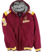 Mens Sports Red Bomber Cleveland Cavaliers Jacket