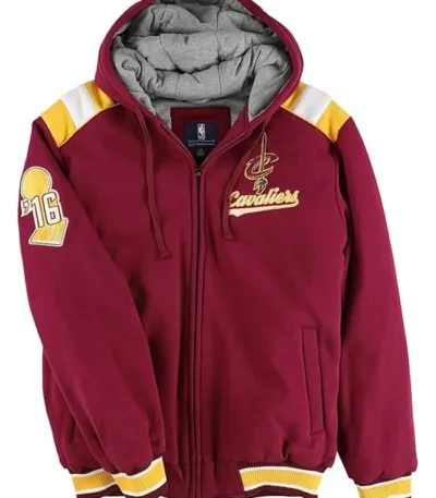 Mens Sports Red Bomber Cleveland Cavaliers Jacket