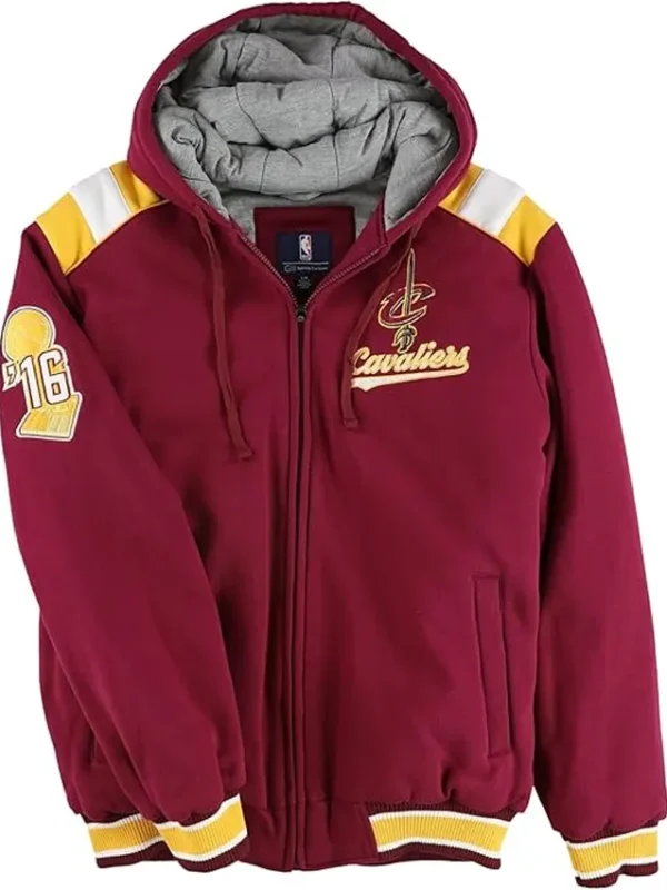 Mens Sports Red Bomber Cleveland Cavaliers Jacket