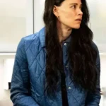 Meredith Garretson Resident Alien S04 Blue Quilted Jacket