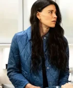 Meredith Garretson Resident Alien S04 Blue Quilted Jacket