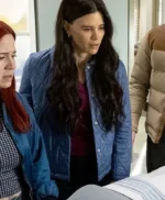 Meredith Garretson Resident Alien S04 Blue Quilted Jacket
