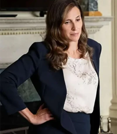 Michaela Watkins The Dropout S01 Blue Blazer
