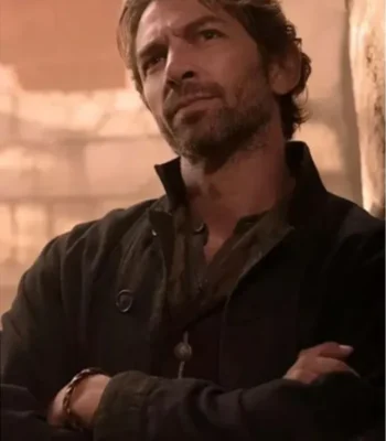 Michiel Huisman Rebel Moon 2023 Brown Cotton Jacket