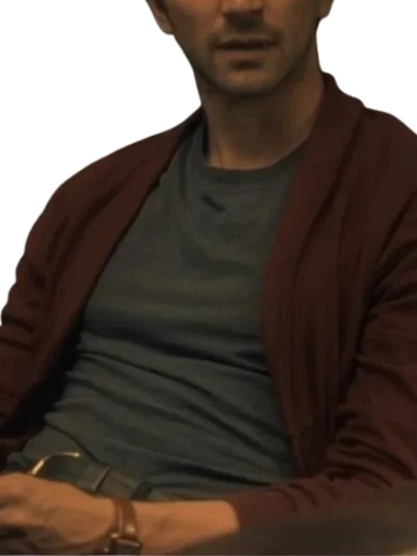 Michiel Huisman The Haunting of Hill House Maroon Jacket