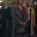 Molly Ringwald Riverdale Black and White Trench Coat