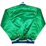 NBA Dallas Mavericks Green Satin Jacket