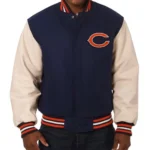 NFL Chicago Bears Varsity Navy Blue Jacket