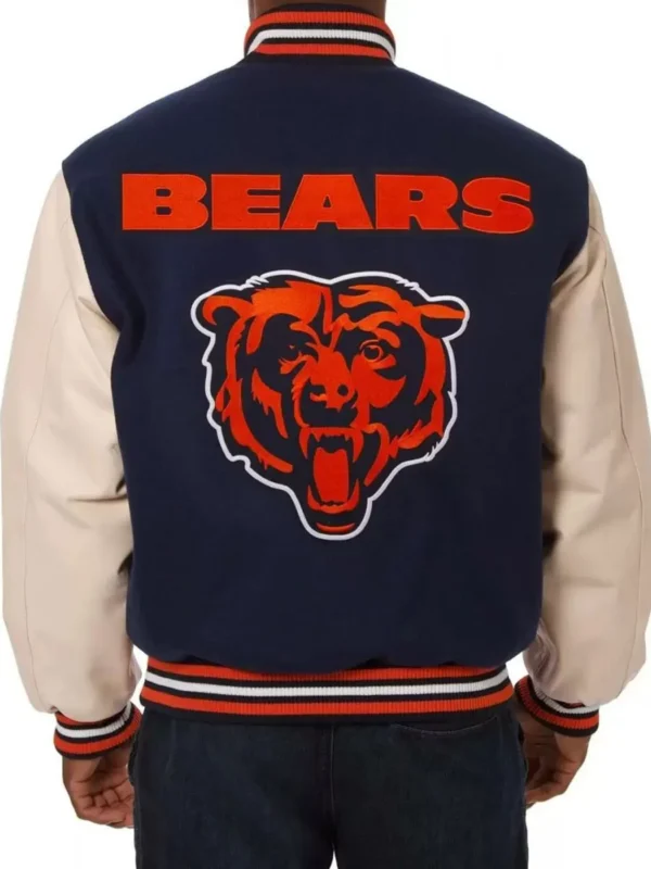 NFL Chicago Bears Varsity Navy Blue Jacket