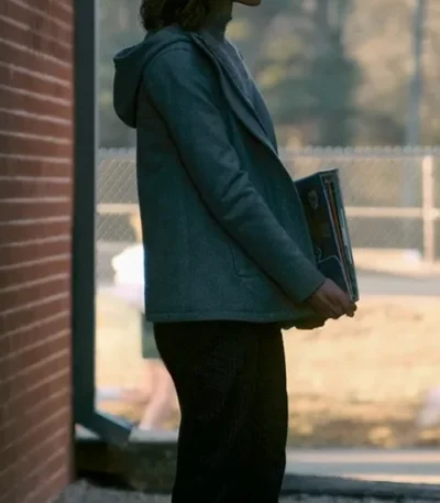 Natalia Dyer Stranger Things Grey Hooded Jacket