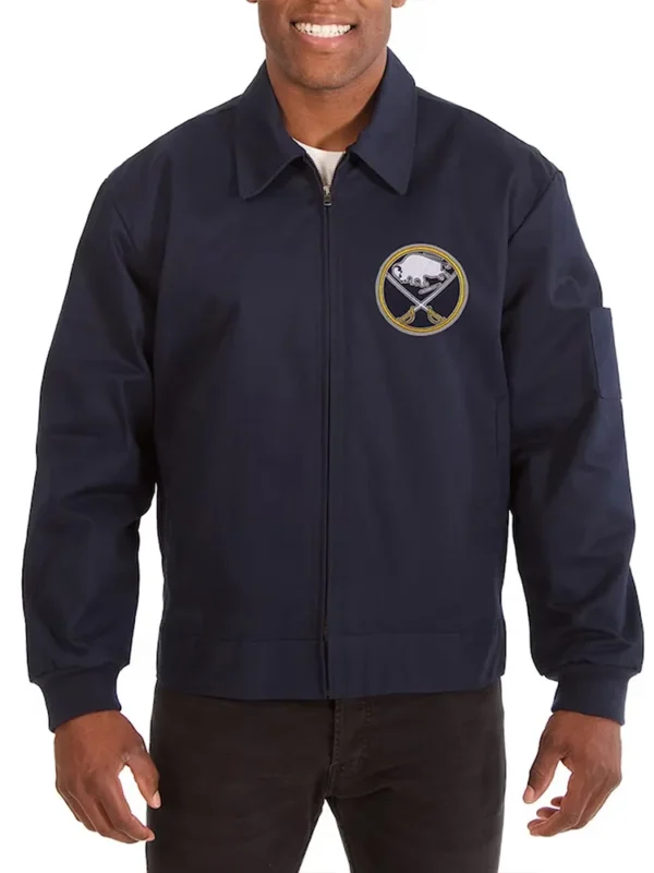 Navy Buffalo Sabres Workwear Cotton Jacket