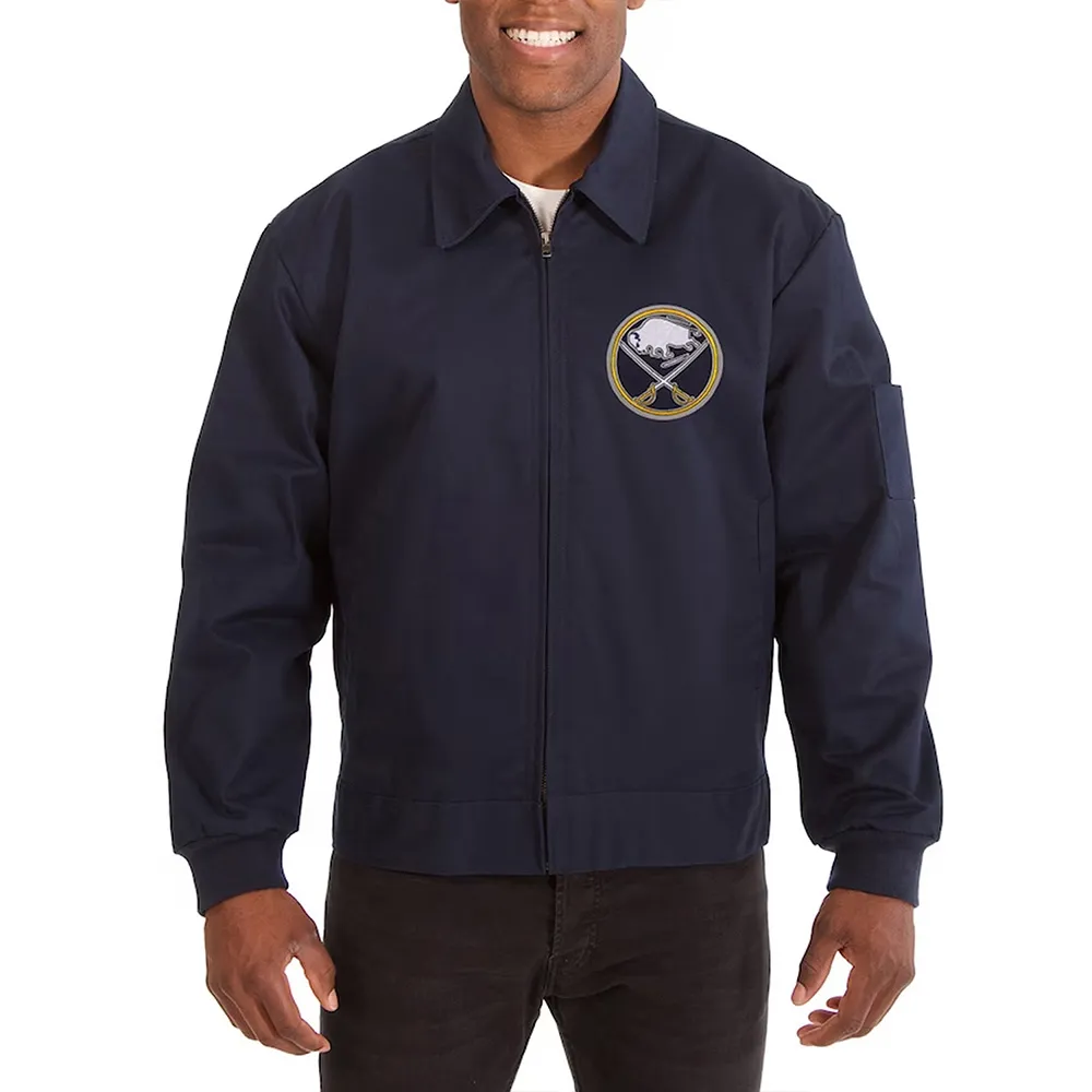 Navy Buffalo Sabres Workwear Cotton Jacket Navy Buffalo Sabres Workwear Cotton Jacket